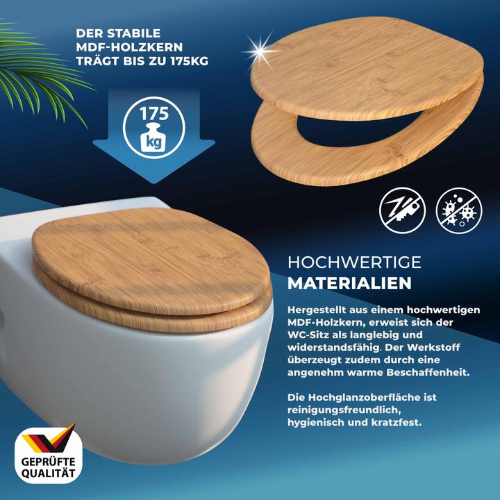 Image du produit Casaria Couvercle de toilette