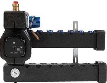 Image du produit Wavin Midishunt 2 circuits, isolé, avec pompe Grundfos UPM3Hybrid 15-70