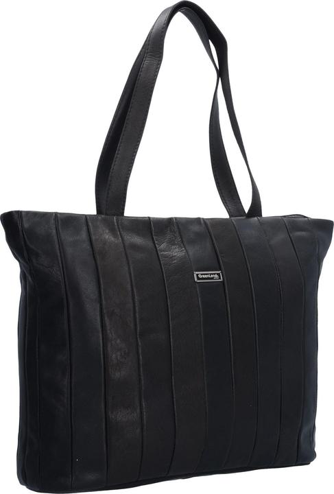 Immagine prodotto Greenland Nature Borsa shopper in nappa nera 37 cm (11 l)