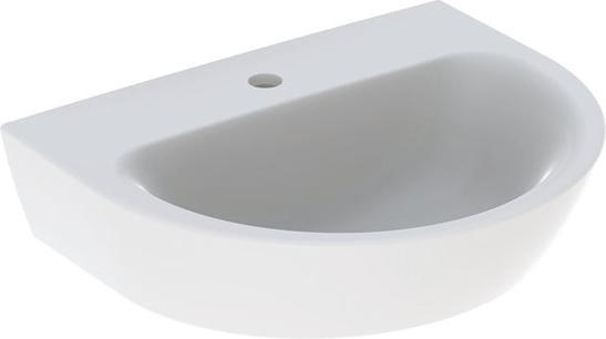 Produktbild Geberit Renova Waschtisch, 1 Hahnloch, ohne Überlauf, Breite: 55cm (188 mm, 550 mm)