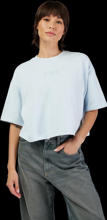 Actual product image Fox W Wordmark Os Crop Tee (S)