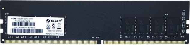 Immagine prodotto S3Plus S3+ S3L4N2619041 memoria 4 GB 1 x 4 GB DDR4 2666 MHz (1 x 4GB, 2666 MHz, DDR4-RAM, DIMM)
