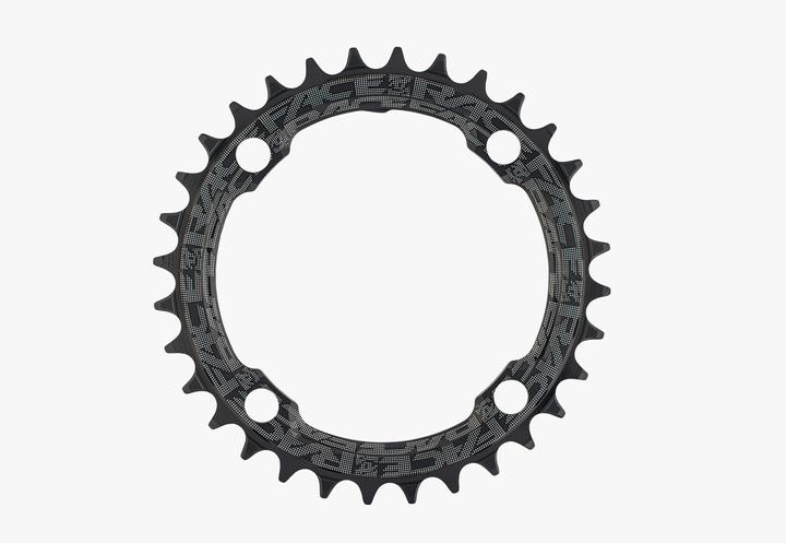 Race Face Kettenblatt, 104BCD, 4-Loch, 38 Z., matte black (104)