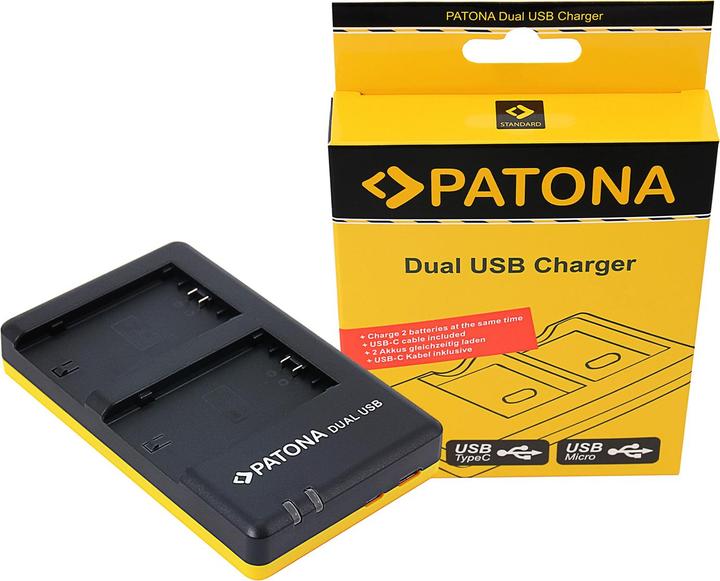Patona Dual USB NP-FZ100 (Kamera Akku Ladegerät)