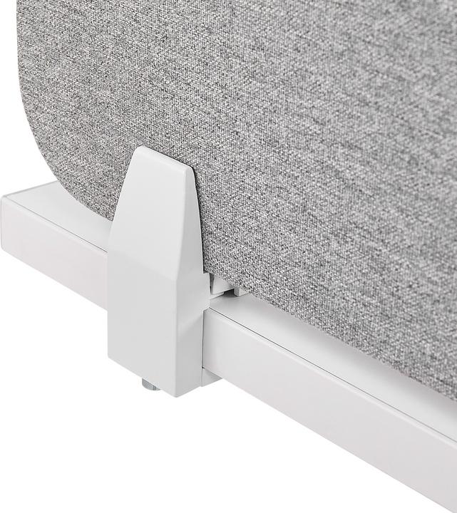 Immagine prodotto Beliani Divisorio per scrivania grigio chiaro 80 x 40 cm WALLY (80 x 40 cm)