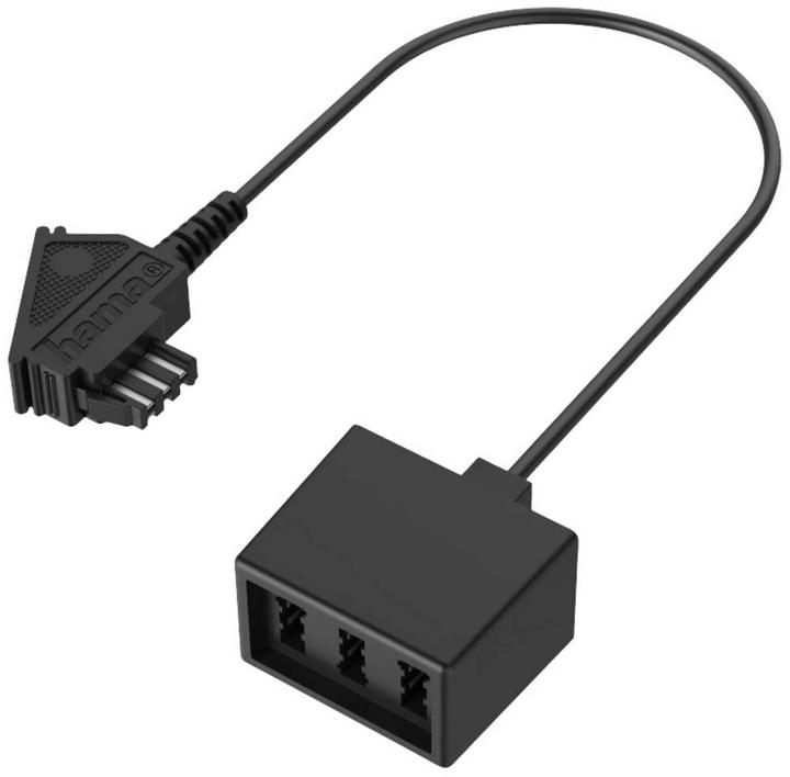 Produktbild Hama DSL-Box-Kabel, TAE-F-Stecker - Modular-Stecker 8p2c, 6 m