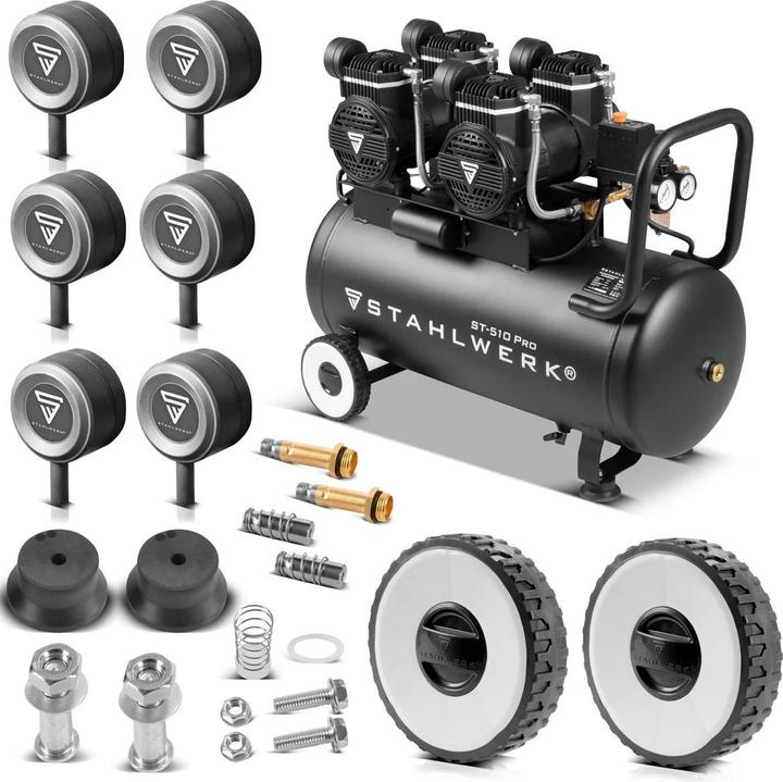 Immagine prodotto Stahlwerk Druckluft-Kompressor ST 510 Pro (10 bar, 50 l)