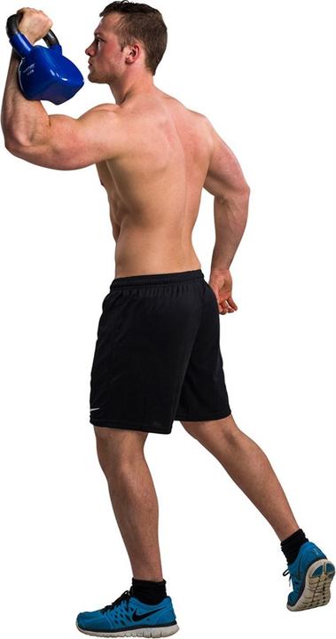 Actual product image Tunturi Vinyl Gusseisen Kettlebell (1 x 16 kg)
