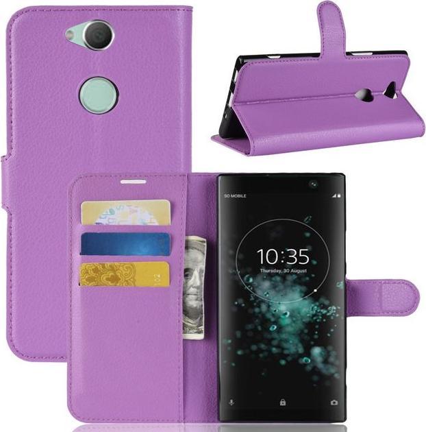 Produktbild MU Classic Litchi Leder Bookcover Series (Xperia XA2 Plus)