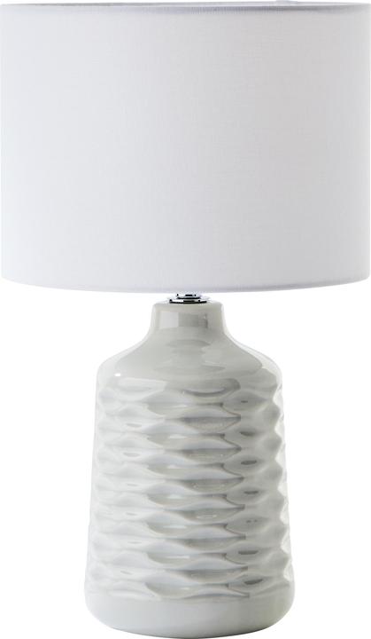 Brilliant Ilysa Tischleuchte 42cm grau/weiss (E14)