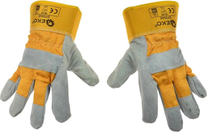 Actual product image GEKO Leather work gloves size 10.5 (10.5)