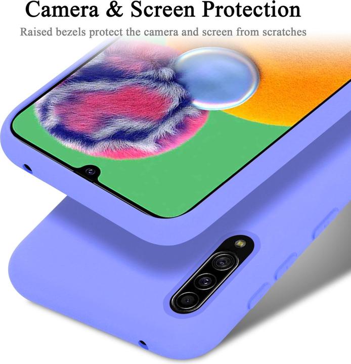 Actual product image Cadorabo TPU Liquid Silicone Case Cover for Samsung Galaxy A90 5G (Samsung Galaxy A90 5G)