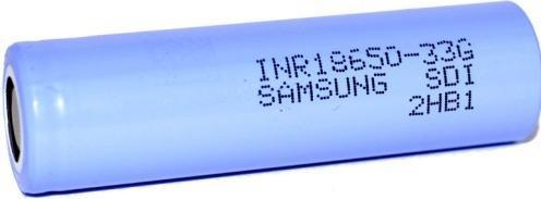 Samsung INR18650-33G unprotected flattop (1 pcs., 18650, 3150 mAh)