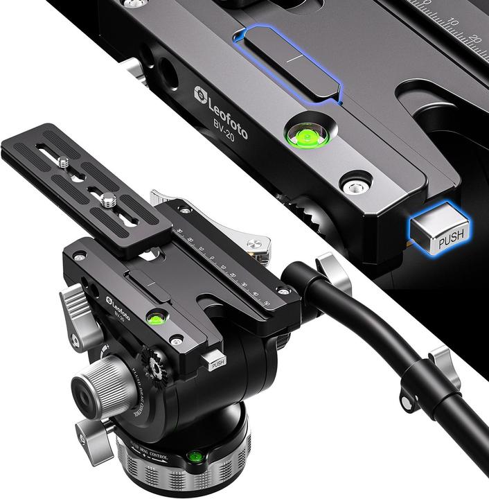 Actual product image Leofoto Fluid Video Head BV-20 (Video head)