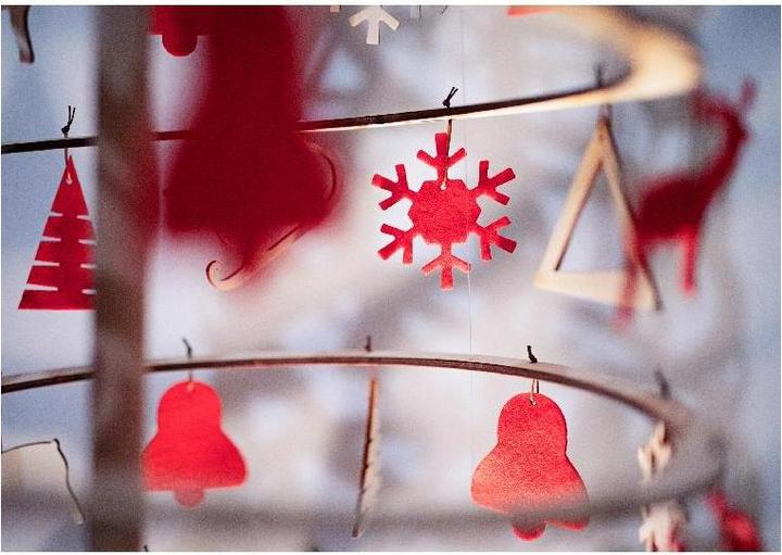 Actual product image Spira Christmas Tree SPIRA SLIM felt combo STAR (155 -part)