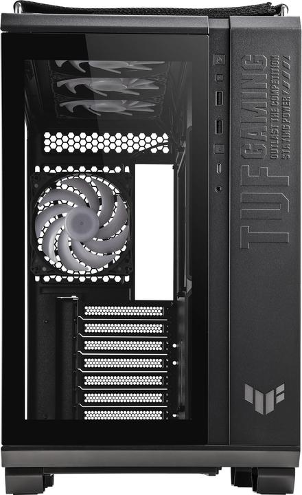 Actual product image ASUS Case TUF GT502 PLUS TG Gaming Black (Mini-ITX, mATX, ATX)