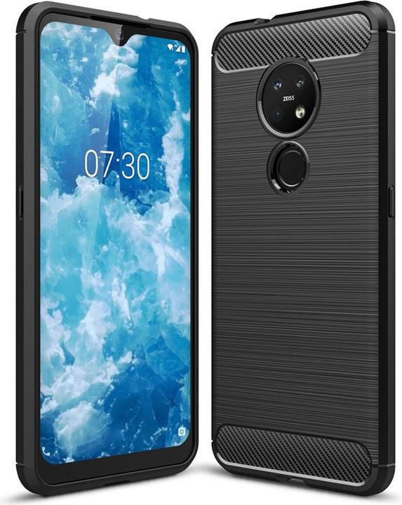 Actual product image Nalia Carbon look shell (Nokia 6.2, Nokia 7.2)