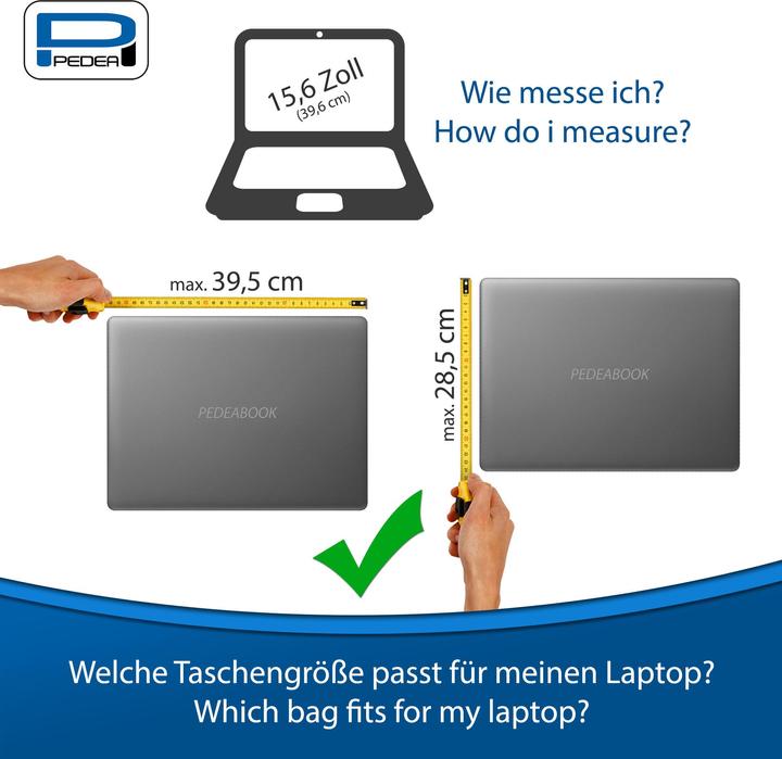 Image du produit Pedea Sacoche pour ordinateur portable 15.6 pouces (39.6cm) FASHION Sacoche pour ordinateur portable avec (15.60", Acer, HP, ASUS)
