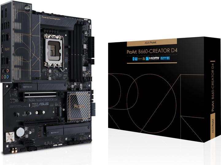 Productafbeelding ASUS PROART B660-CREATOR D4 (LGA 1700, Intel B660, ATX)