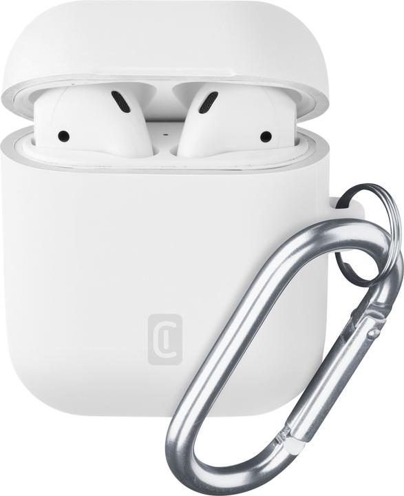 Image du produit Cellularline Bounce Case for AirPods 2 Housse de protection mousqueton blanc (Sac pour écouteurs)