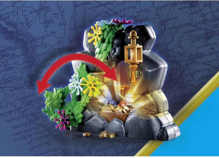 Actual product image Playmobil 70962 Pirate Treasure Island with Skeleton (70962, Playmobil Pirates)