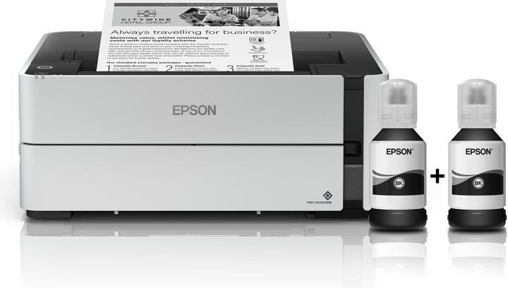 Actual product image Epson ET-M1170 EcoTank (Ink tank, Black and white)