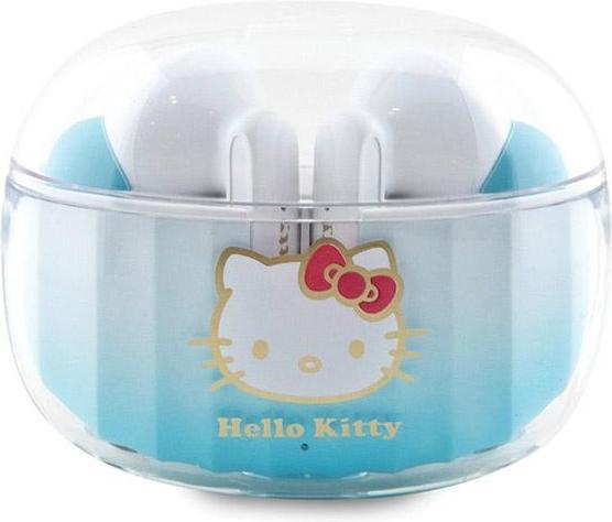 Image du produit Hello Kitty słuchawki Bluetooth HKTWSHDGKEQ TWS + stacja dokująca niebieski/blue Gradient Electropla