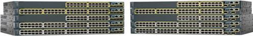 Productafbeelding Cisco 2960X-48LPS-L: 48-poorts LAN-basis SW (48 Havens)