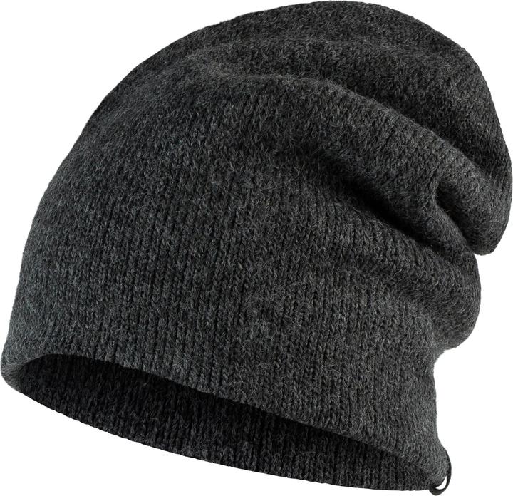 Buff Knitted Hat Jarn Graphite (One Size)