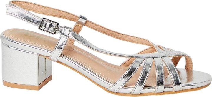 Actual product image Good For The Sole Womens/Ladies Candy Lattice Sling Back Medium Block Heel Sandals (36)