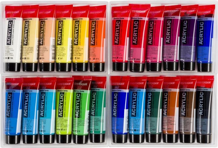 Actual product image Amsterdam Acrylic paint set (Multicoloured, 480 ml)