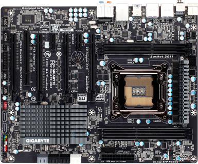 Produktbild Gigabyte Ga-X79-Ud3 (LGA 2011, Intel X79, XL-ATX)