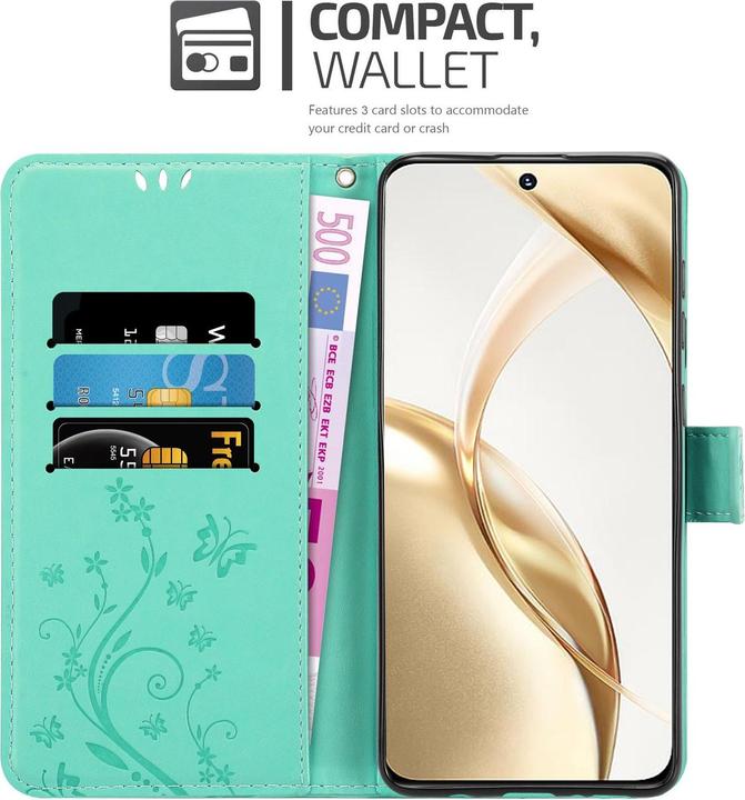 Actual product image Cadorabo Case for Honor 200 Flower Book (Honor 200 Pro)
