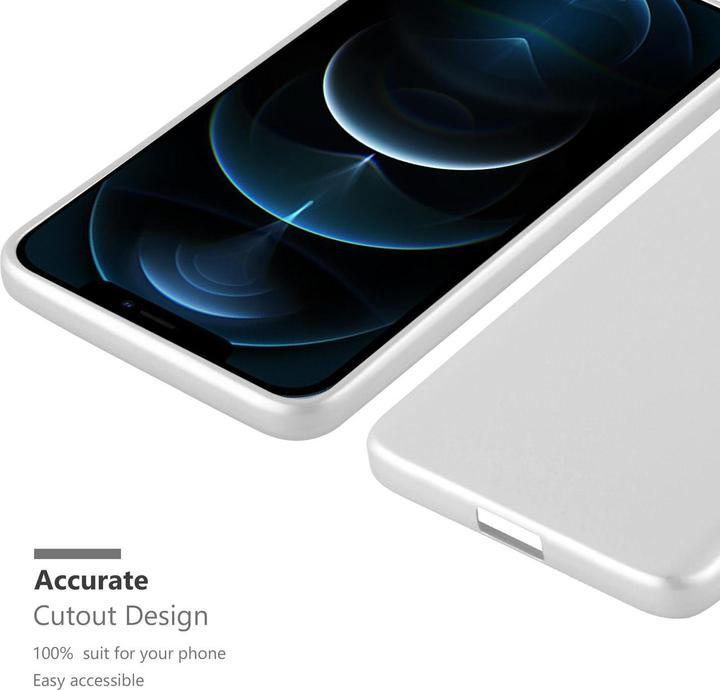 Actual product image Cadorabo TPU Matt Metallic Cover (Realme 12 Pro+, Apple iPhone 12)