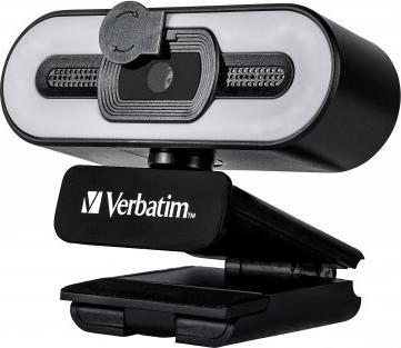 Produktbild Verbatim Webcam mit Mikro+Licht AWC-02 1080p Autof (2 Mpx)