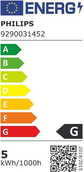 Etichetta energetica Philips Hue Filament White Ambiance (E14, 4.60 W, 350 lm, 2 x, G)