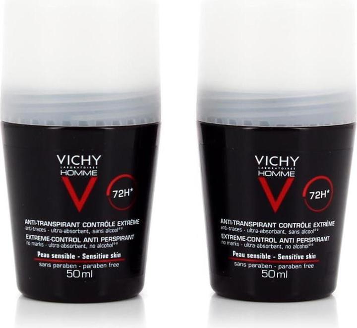 Produktbild Vichy 2er-Set Deodorants - 2 x 50 ml (Roll-on, 50 ml)