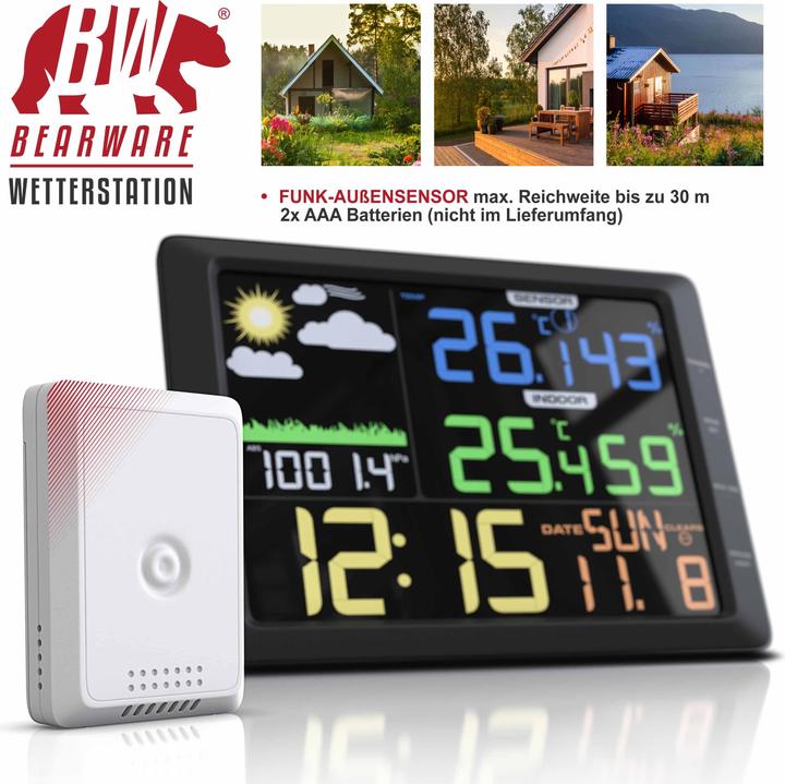 Actual product image Bearware Weather station