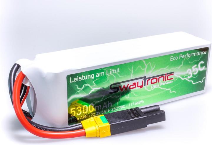 Image du produit Swaytronic Sway-AM 6S 22.2V 5000mAh 35C/70C EC5 (22.20 V, 5000 mAh)