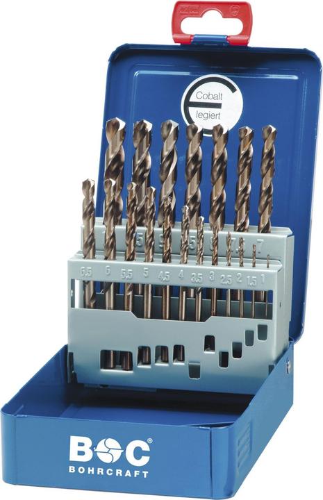 Produktbild Bohrcraft Bohrer-Kassette DIN338RN HSS Co5 ø 1-10 mm 19-teilig (1.0-10 mm)