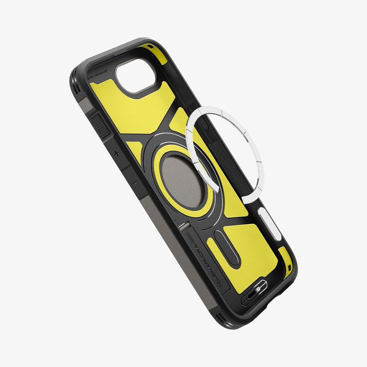 Produktbild Spigen Tough Armor Case with MagSafe for iPhone 16e with Stand - Gray (Apple iPhone 16e)