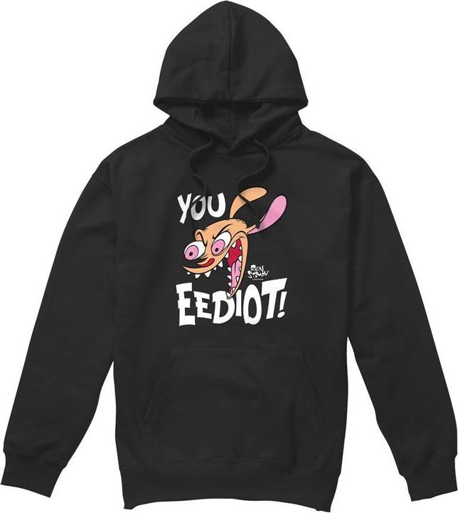 Immagine prodotto Ren & Stimpy You Eediot! Felpa con Cappuccio Uomo (L)