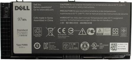 Produktbild Dell Primary Battery (9 Zellen, 7200 mAh)