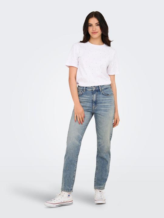 Actual product image Only ONLEMILY Hohe Taille Gerade geschnitten Jeans Mom Jeans (W31/L32)
