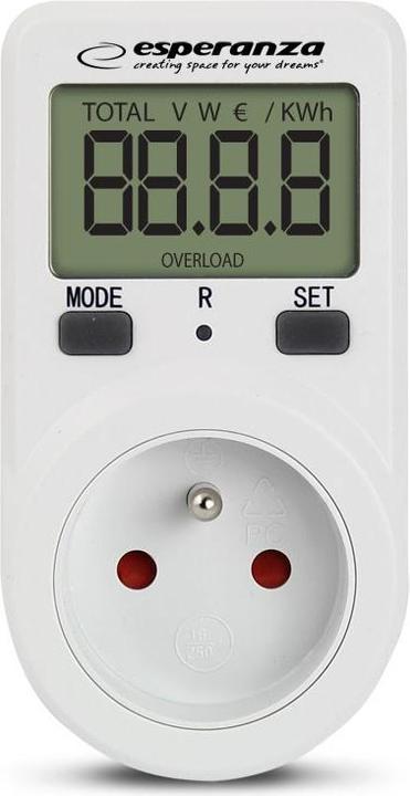 Actual product image Esperanza ELA102 Electronic electricity consumption meter