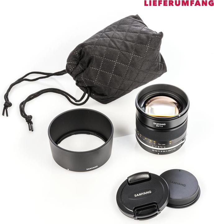 Image du produit Samyang 85mm f/1.4 MK2 Nikon F AE (Nikon F, APS-C / DX, Plein format)