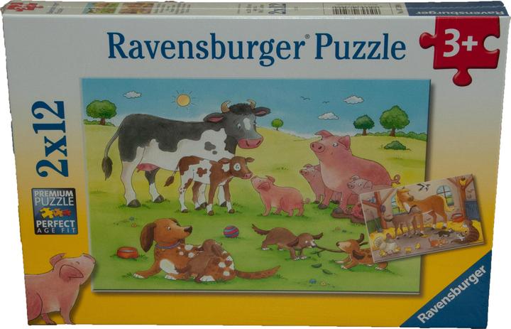 Ravensburger Glückliche Tierfamilien (12 Teile)