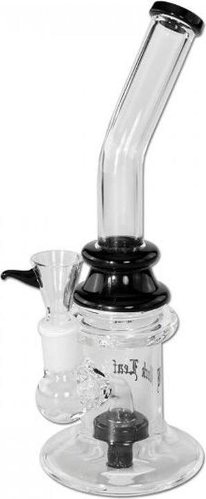 Black Leaf Perkolator Bubbler 23cm Black