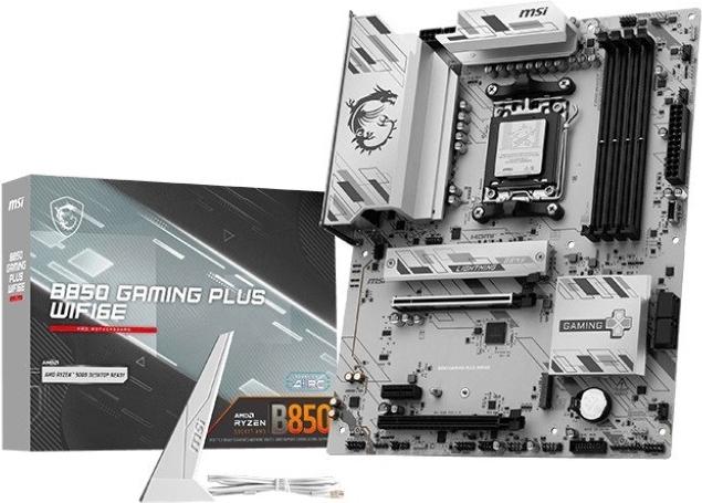 Produktbild MSI B850 Gaming Plus Wifi6E (B850,AM5,ATX,DDR5) (AM5, AMD B850, ATX)