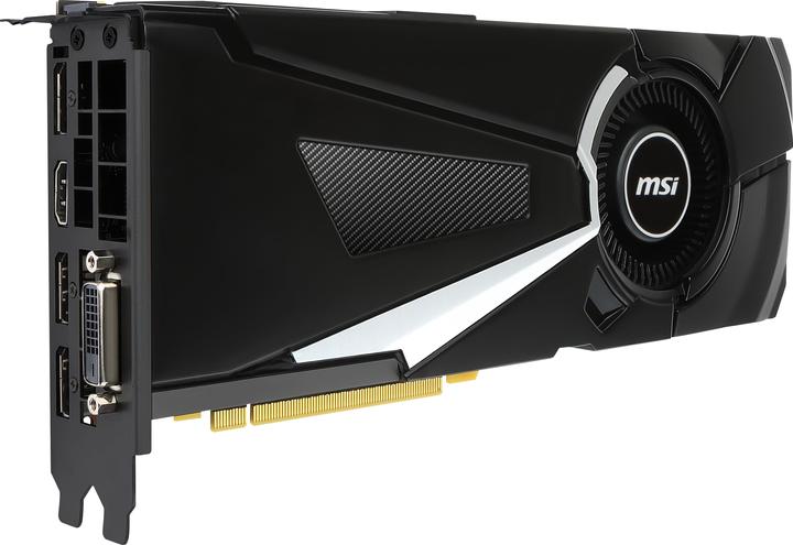 Produktbild MSI GeForce GTX 1080 AERO 8G OC (8 GB)